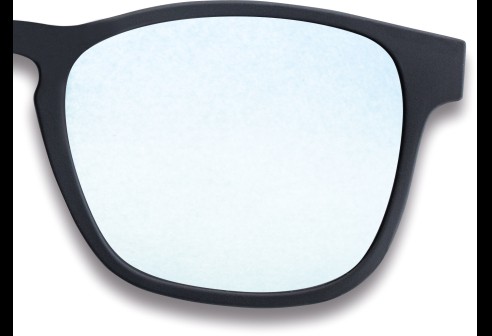 Polarisatie voorhanger zwart blauw verspiegeld 85-90% 