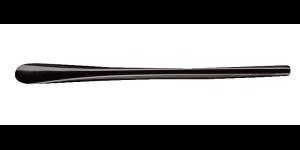 Acetaat oortip symmetrisch zwart Ø 1,2 mm