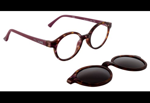 VOORVERKOOP Charly Duo Styles flower havanna/paars, maat 38