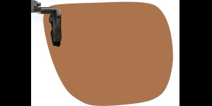Polarisatie voorhanger 65x56mm slanke constructie, Bruin