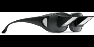 Bed leesbril, overzet, zwart