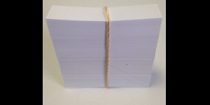 Etiketten voor werkbakken, 2 x 8cm papier