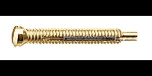 Gleufschroef goud Ø 1,4 lengte 11,5 mm