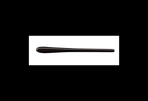 Acetaat oortip symmetrisch zwart Ø 1,7 mm
