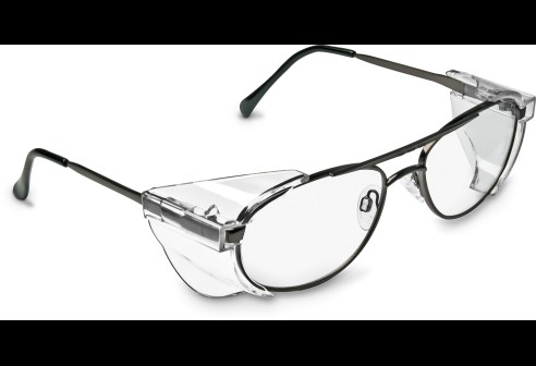 Shoptic Veiligheidsbril met zijkleppen - Herenmontuur met dubbele neusbrug