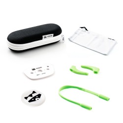 Sam Donkerblauw/Geelgroen, maat 49