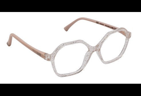 Lux glitter nude/caramel, maat 44