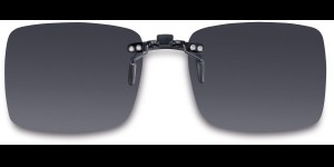 Voorhanger voor kunststof monturen, opklembaar 48 x 40 mm - Grijs, polariserend