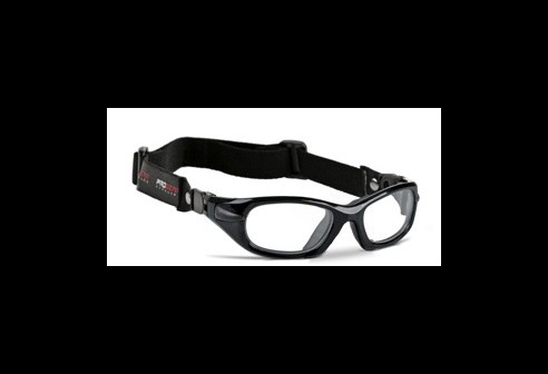 Sportbril Progear met hoofdband - M - Metallic Black 