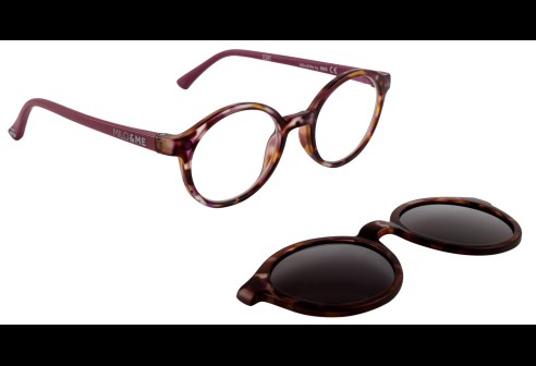 VOORVERKOOP Charly Duo Styles flower havanna/paars, maat 40 