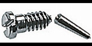 Gleufschroef zilver Ø 1,5 lengte 3,5/6,5 mm