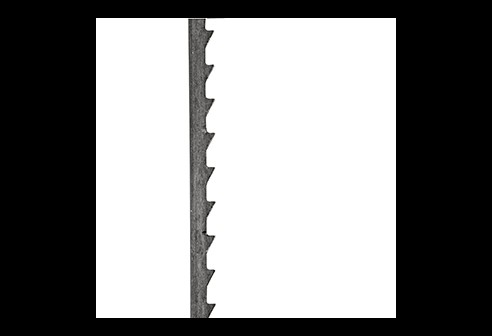 Figuurzaagbladen kunststof, plexiglas en zachte non-ferro metalen, 1,5 mm, 12 stuks