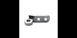 Klinkscharnieren voorstukdeel, enkel oog, opening 1,2 mm