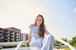 Kim transparant lichtgrijs/grijs, maat 46