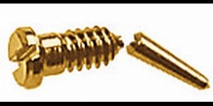 Gleufschroef goud Ø 1,3 lengte 3,5/6,5 mm