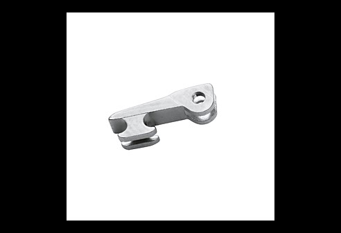 Insmeltscharnieren voorstukdeel links, dubbele ogen, opening 0,9 mm