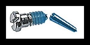 Gleufschroef zilver Tuflock Ø 1,2 lengte 3,5/5,9 mm