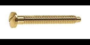 Gleufschroef goud Ø 1,4 lengte 12 mm