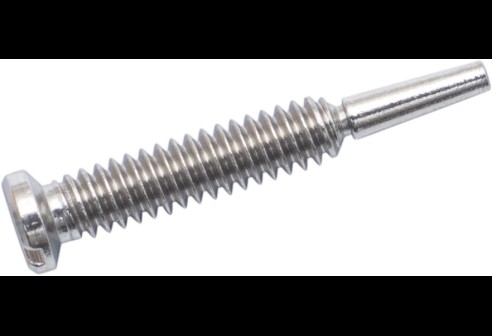 Gleufschroef zilver Ø 1,4 lengte 6,5/9,5 mm