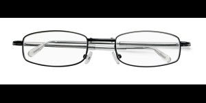 Shoptic Vouwbare kant-en-klaar leesbril - Zwart-zilver