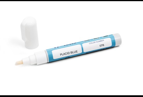 Glas decostiften, blauw