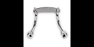 Neusbrug met padsteunen voor kunststof monturen, schroefsysteem