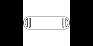 Prijsetiketten, Flexibel, 57 x 15 mm