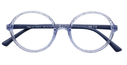 Ziggy glitter hemelsblauw/grijsblauw, maat 45