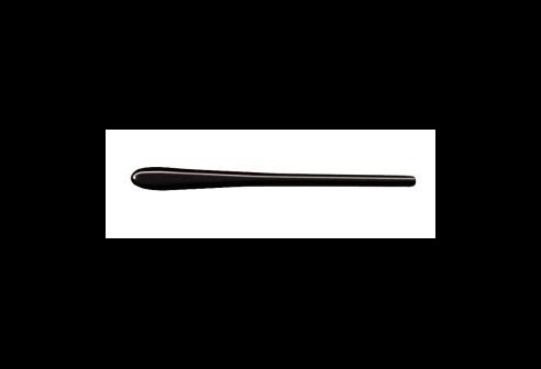 Acetaat oortip symmetrisch zwart Ø 1,6 mm