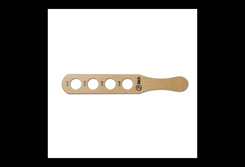 Houten test handvat Sphar. +/- 0.25 dpt. - +/-0.50 dpt