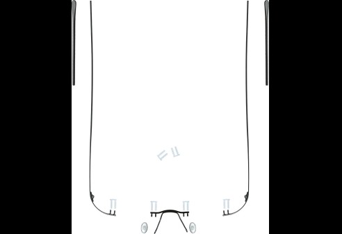 Complete glasbrilset zwart