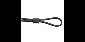 Brilband met stopper, zwart 10 stuks