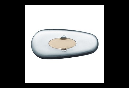 Siliconenpads RayBan goud kern 15 mm