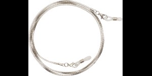 Brilkettingen Napels zilver