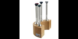 Schroevendraaierset  5 stuks in houten stander