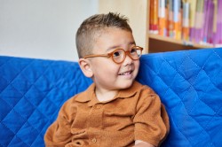 Charly transparant golden brown, maat 38