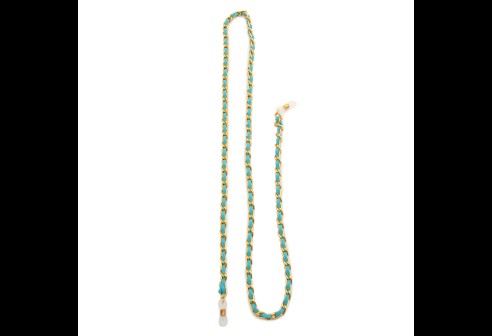 Brilketting Bolzano lichtblauw