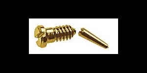 Gleufschroef goud Ø 1,6 lengte 3,5/6,5 mm