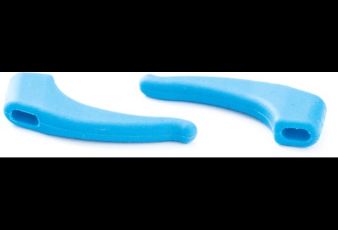 Milo & Me kids antislip oorhaakjes, licht blauw (col. 76)