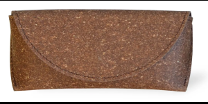 Duurzaam etui JOHAN bruin - gerecycled leerafval