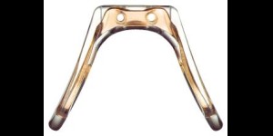 Siliconen neusbrug voor metalen monturen, groot 16,9 mm