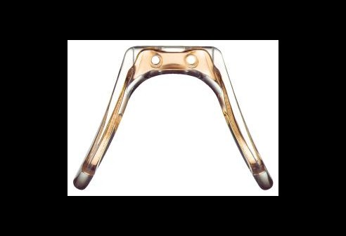 Siliconen neusbrug voor metalen monturen, groot 16,9 mm