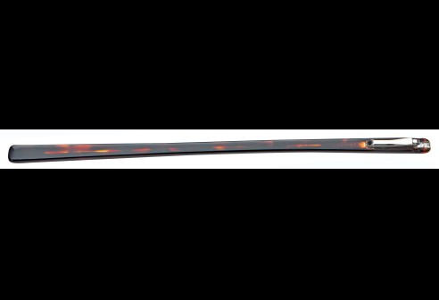 Acetaatveren donkerhavanna, scharnier 1,2 mm hoogte 5 mm