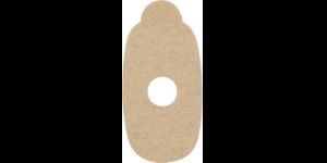 Glasplakkers standaard glazen, type NIDEK, Ø 31 x 17 mm