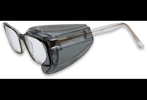 Zijkapjes flexibel grijs-transparant