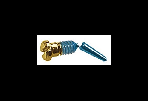 Gleufschroef goud Tuflock Ø 1,2 lengte 3,5/5,9 mm