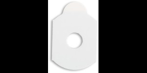 Glasplakkers standaard glazen, type universeel, Ø 30 x 18 mm, dikte 0,9 mm