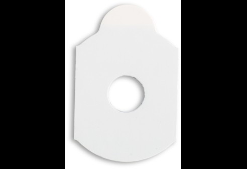 Glasplakkers standaard glazen, type universeel, Ø 30 x 18 mm, dikte 0,9 mm