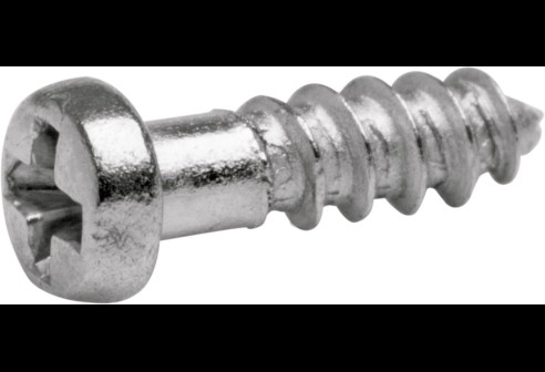 Kruiskop/gleuf-schroef zilver Ø 1,6 lengte 6,0 mm