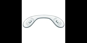 Siliconen zadelpad klik halfhard 20 x 30,5 mm